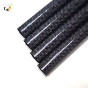 3K Dibungkus 100% Tabung Serat Karbon